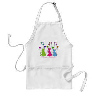 Physician Assistant Gifts Whimsical Cats Design Standard Apron
