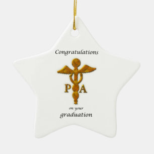Physician Assistant Graduation Congratulations Ceramic Ornament