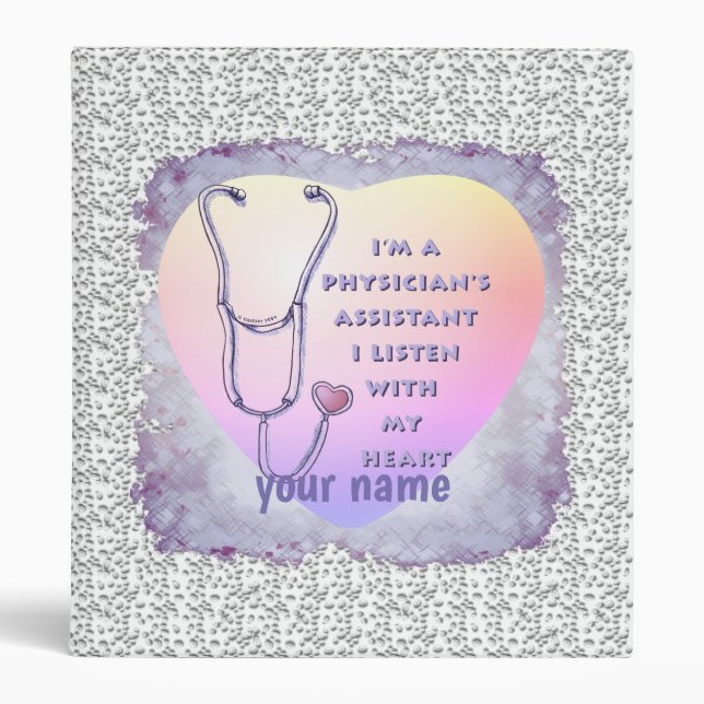 Physician Assistant Heart Binder (Front)
