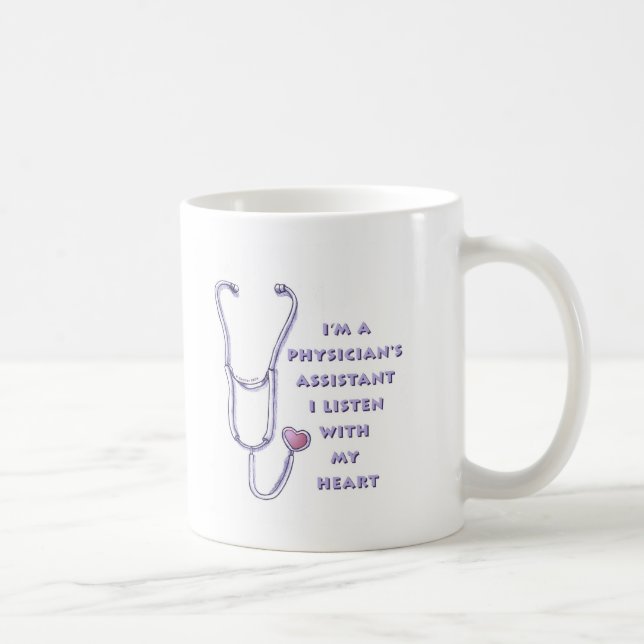 Physician Assistant Heart  Mug (Right)