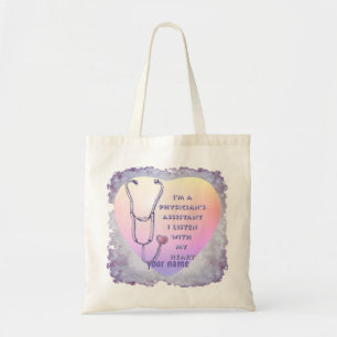 Physician Assistant Heart Tote Bag