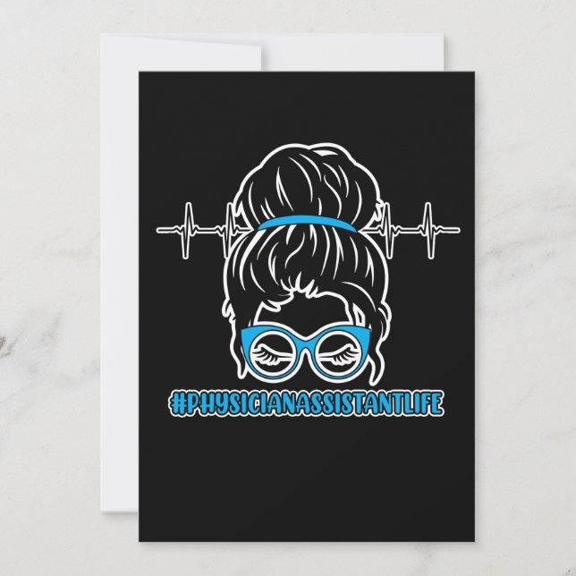 Physician Assistant Life PA School Medical Student Thank You Card (Front)