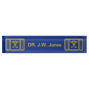 Physician Assistant Nameplate