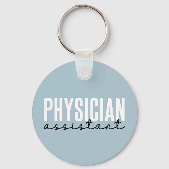 Physician Assistant PA Graduation Keychain (Front)
