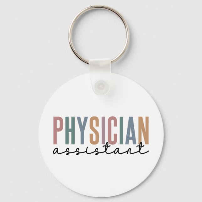 Physician Assistant Physician Associate PA School Keychain (Front)