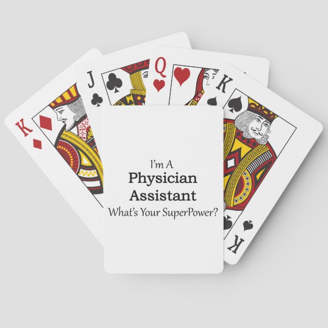 Physician Assistant Playing Cards (Back)