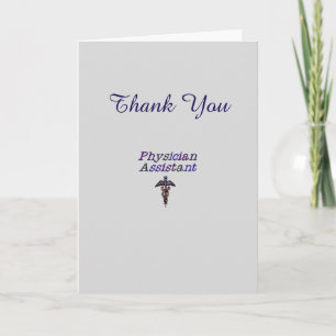 Physician Assistant Thank You Card