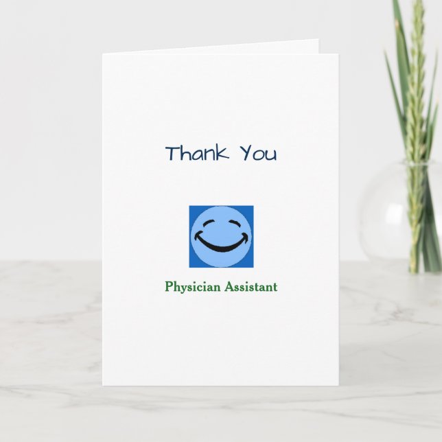 Physician Assistant Thank You Card (Front)