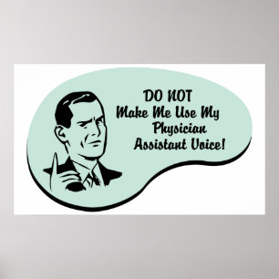 Physician Assistant Voice Poster