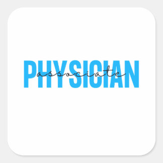 Physician Associate Gear Square Sticker