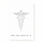 Physician Doctor Medical Symbol Post It Note