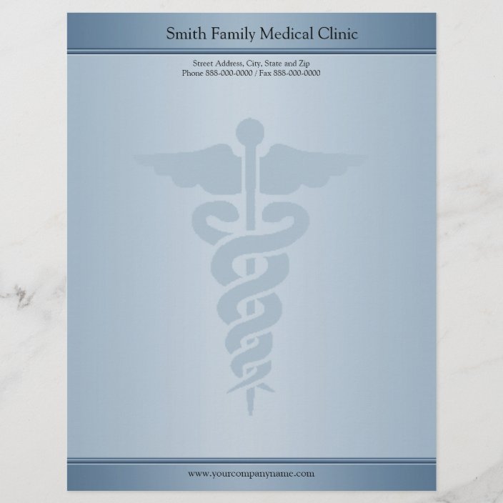 Physician Medical Doctor Letterhead | Zazzle.ca