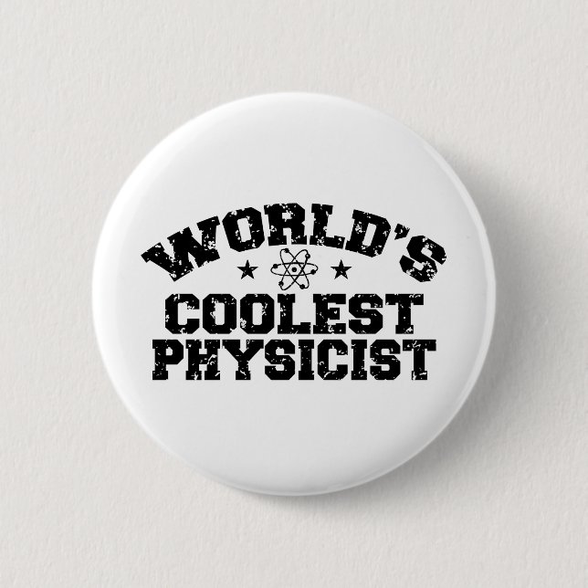 Physicist 2 Inch Round Button (Front)