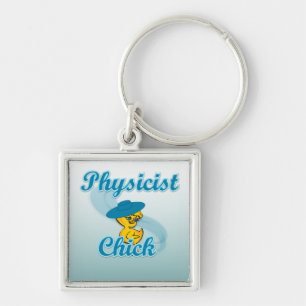 Physicist Chick #3 Keychain