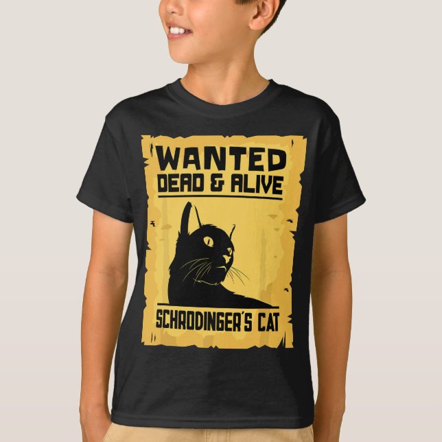 Physicist - Funny Physics Student Schrodingers Cat T-Shirt (Front)