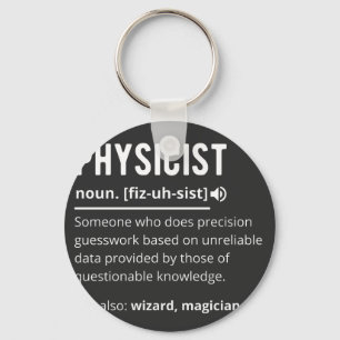 physicist keychain