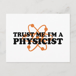 Physicist Postcard
