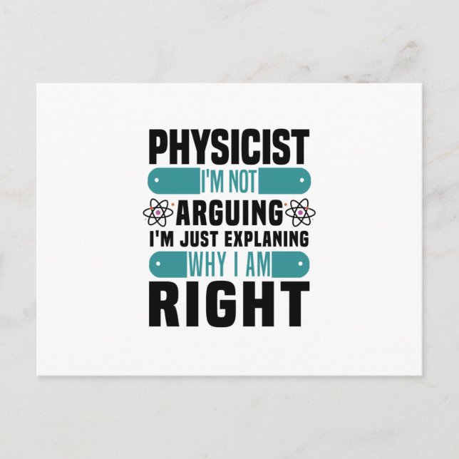 Physicist Postcard (Front)