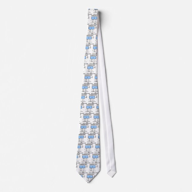 Physicists Do It With Uniform Harmonic Motion Tie (Front)