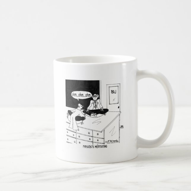 Physicists Meditating Coffee Mug (Right)