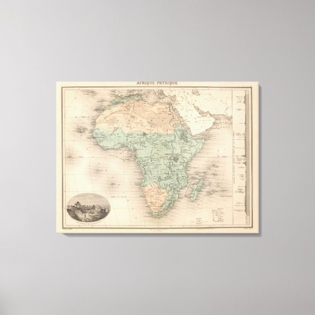 Physics Africa Canvas Print (Front)