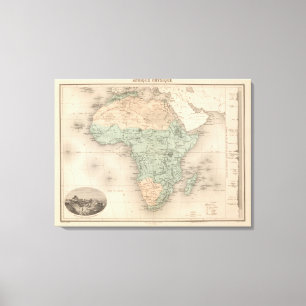 Physics Africa Canvas Print