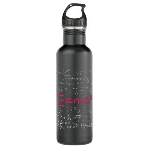 Physics and Math Formulas EMC2 710 Ml Water Bottle
