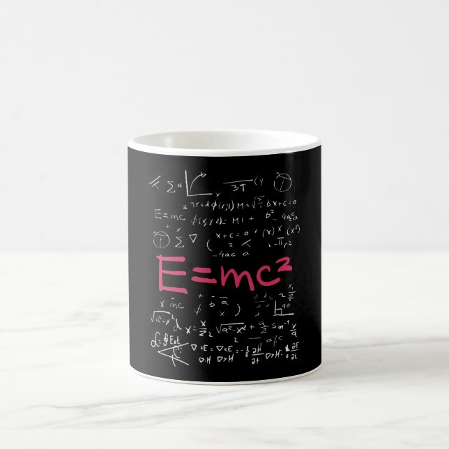 Physics and Math Formulas EMC2 Coffee Mug (Center)