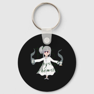 Physics Chemistry Sticker Keychain