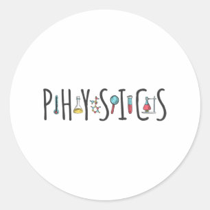 Physics Classic Round Sticker