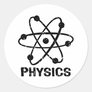 Physics Classic Round Sticker