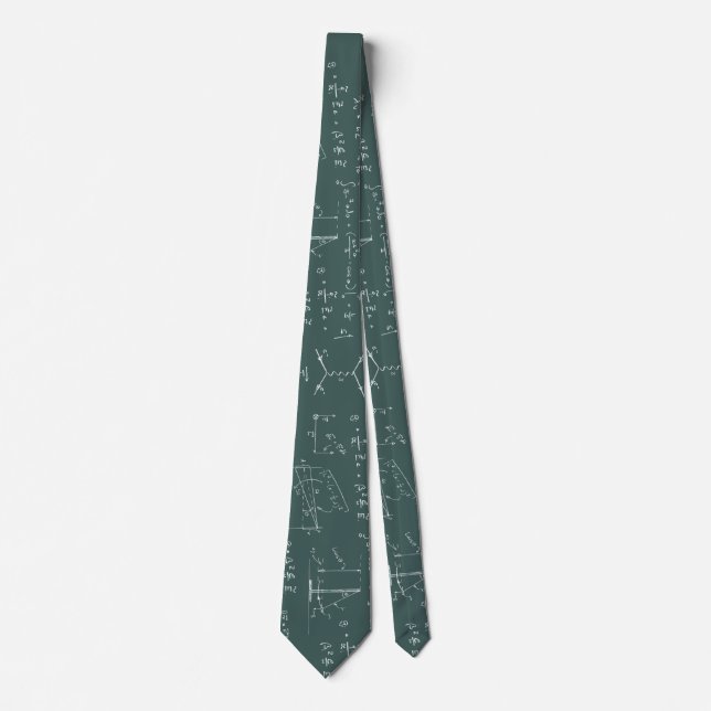 Physics diagrams and formulas tie (Front)