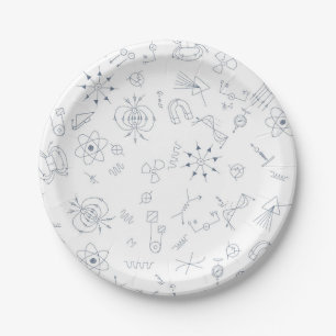 Physics diagrams design  paper plate