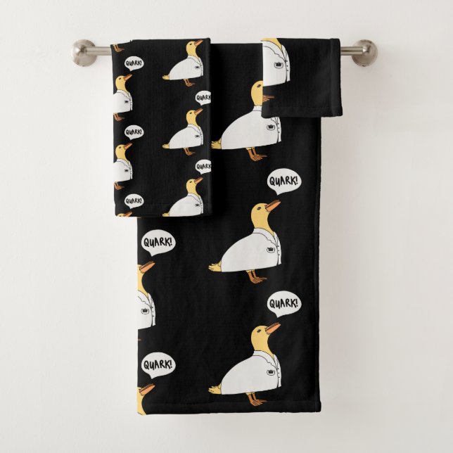 Physics Duck Bath Towel Set (Insitu)