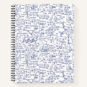 Physics Equations in Blue Pen // Notebook