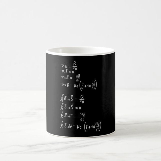 Physics Formula Coffee Mug (Center)