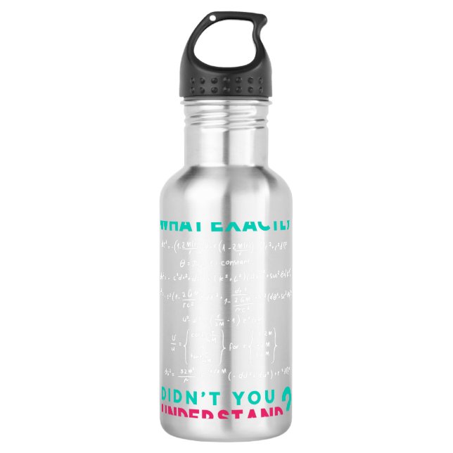 Physics formula Joke 710 Ml Water Bottle (Front)