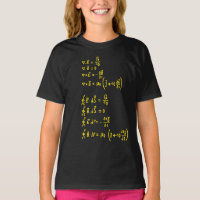 Physics Formula Square Sticker Invitation