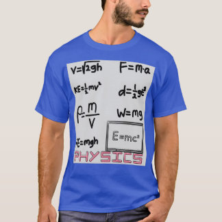 Physics Formulas Design 1 T-Shirt