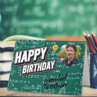 Physics Formulas Limited Edition Photo Birthday