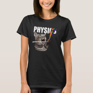 Physics Funny Cat Science Lover T-Shirt