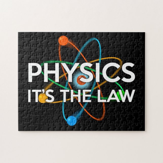 PHYSICS IT'S THE LAW Science Jigsaw Puzzle (Horizontal)