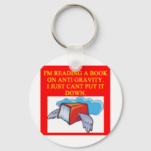 physics joke keychain