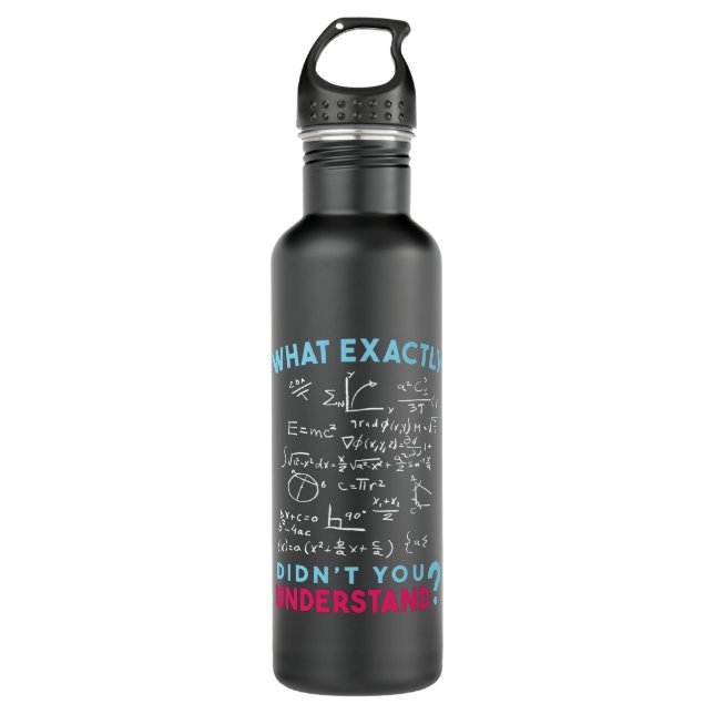 Physics Math Formula Joke 710 Ml Water Bottle (Front)