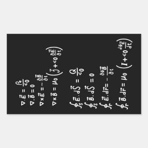 Physics Math Formula Students Teacher  Invitation  Sticker