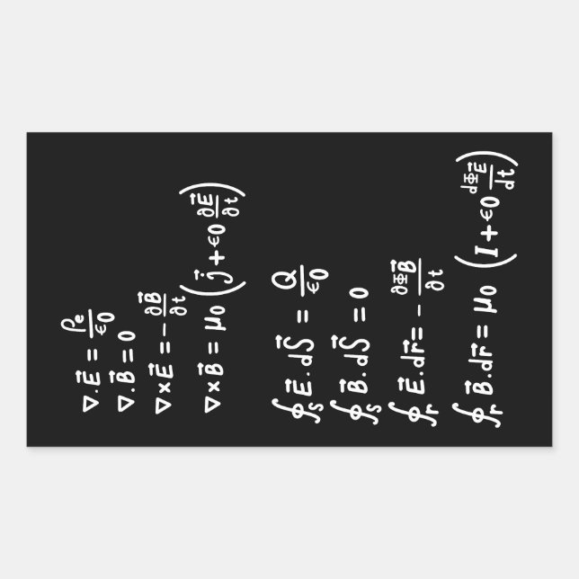 Physics Math Formula Students Teacher  Invitation  Sticker (Front)