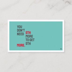PHYSICS Minimalist Business Card