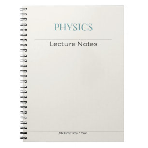 Physics Notebook – Minimal Academic Edition