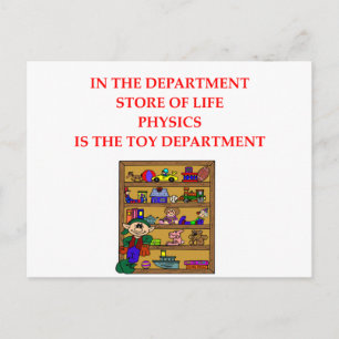 PHYSICS POSTCARD