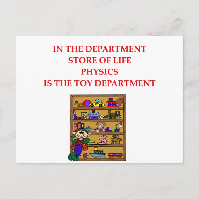 PHYSICS POSTCARD (Front)